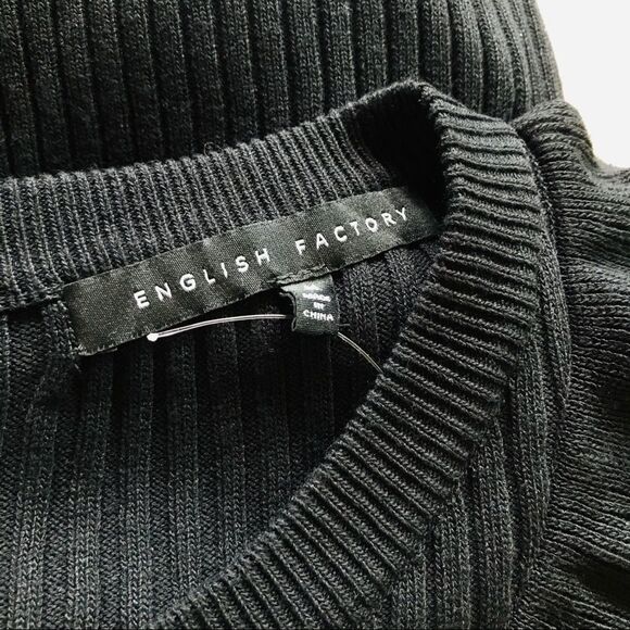 Then English Factory Ribbed Ruffle Mini Dress - Picture 5 of 5